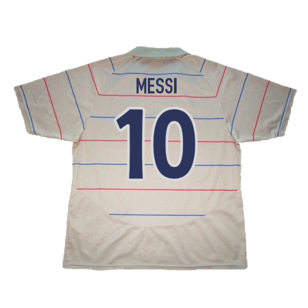 Barcelona 2003-04 Away Shirt (L) (Very Good) (Messi 10)_1