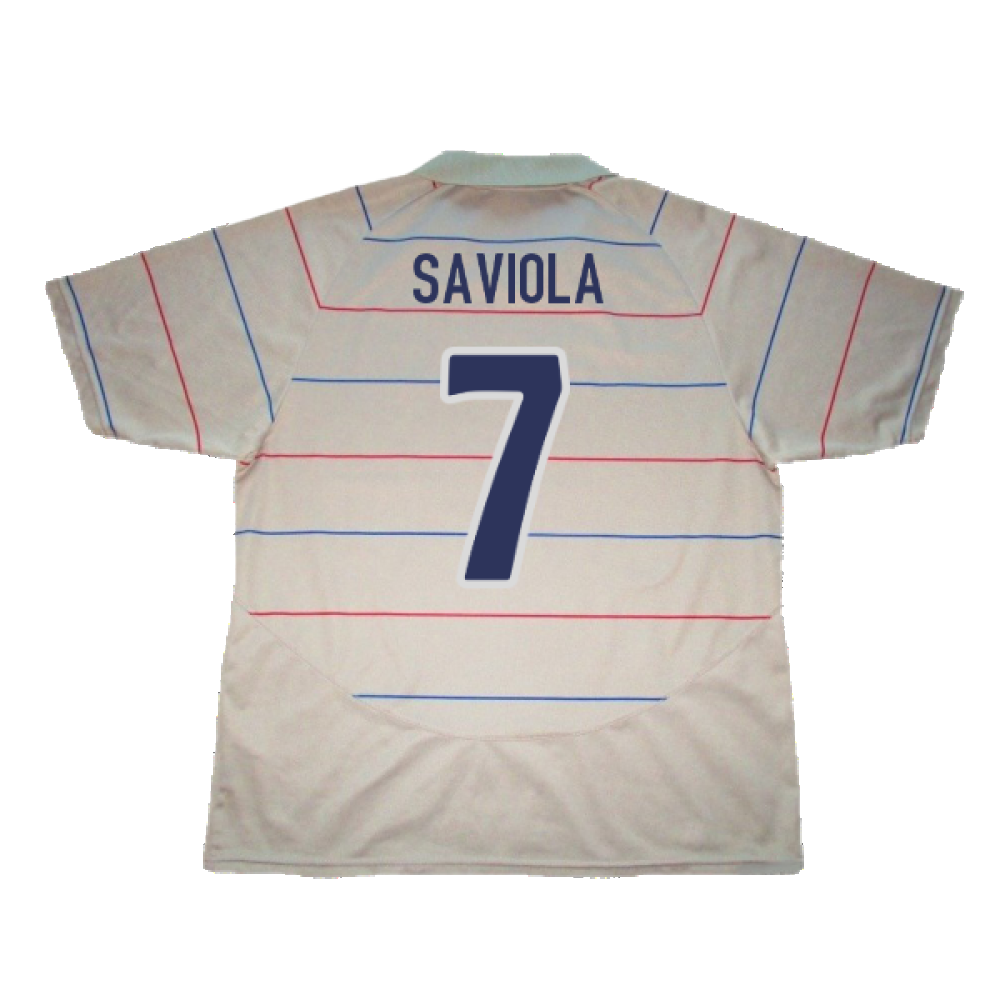 Barcelona 2003-04 Away Shirt (L) (Very Good) (Saviola 7)_1