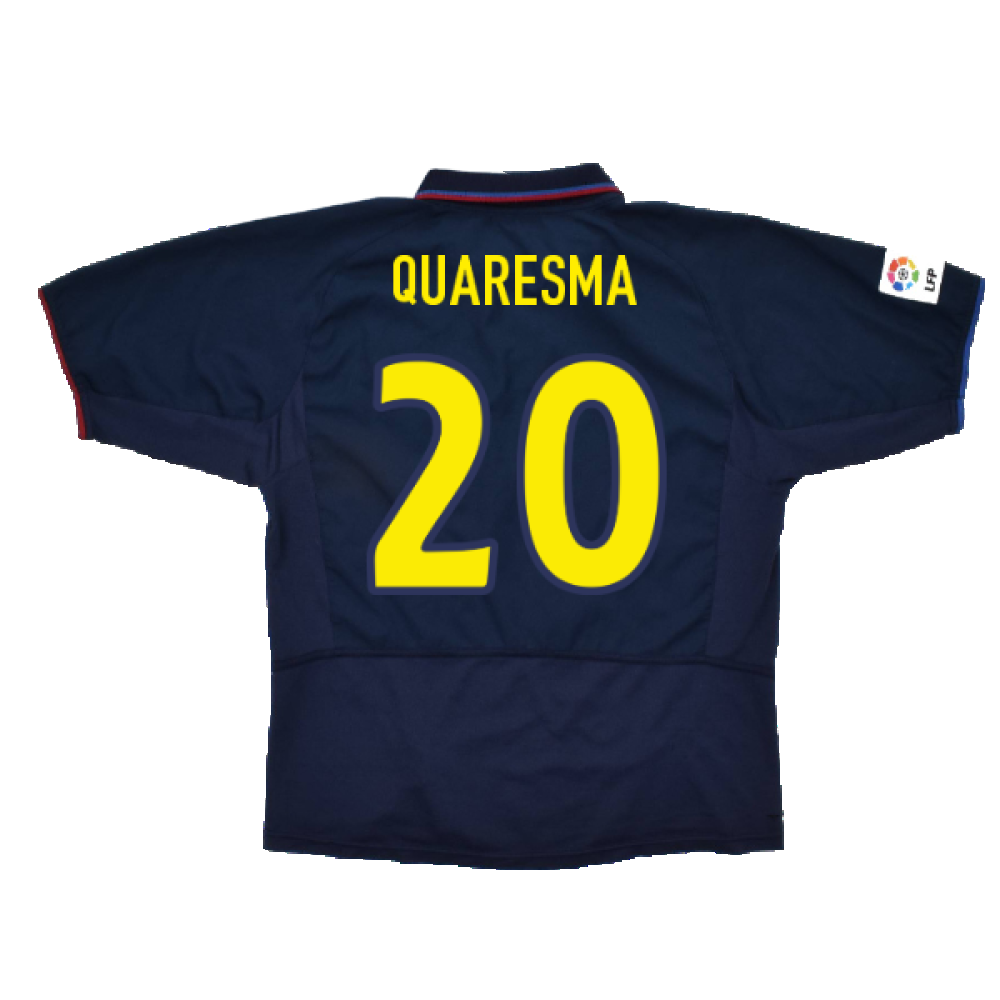 Barcelona 2003-04 Third Shirt (L) (Fair) (Quaresma 20)_1