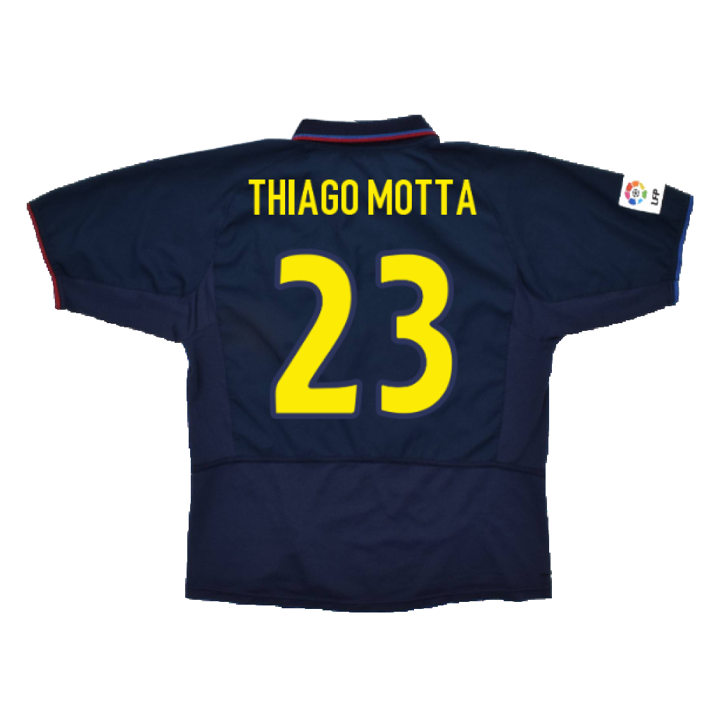 Barcelona 2003-04 Third Shirt (L) (Fair) (Thiago Motta 23)_1