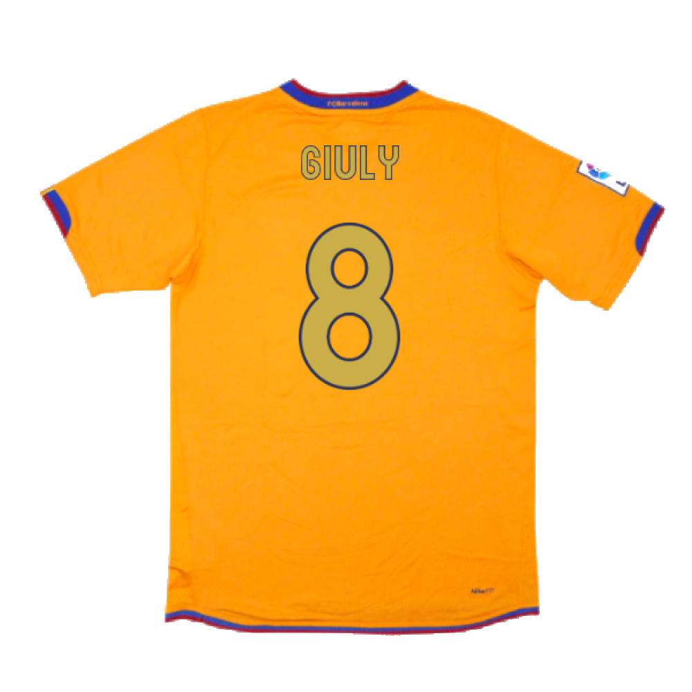 Barcelona 2006-07 Away Shirt (L) (Good) (Giuly 8)_1