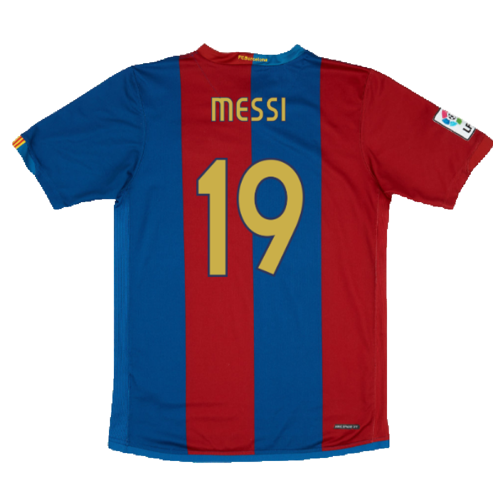 Barcelona 2006-07 Home Shirt (S) (Good) (Messi 19)_1