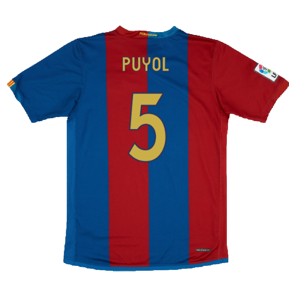 Barcelona 2006-07 Home Shirt (S) (Good) (Puyol 5)_1