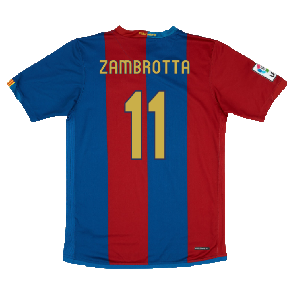 Barcelona 2006-07 Home Shirt (Sponsorless) (Excellent) (Zambrotta 11)_1