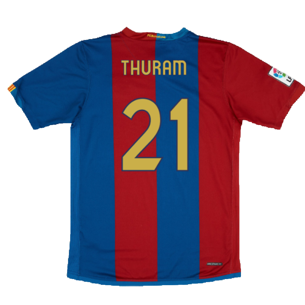 Barcelona 2006-07 Home Shirt (S) (Good) (Thuram 21)_1