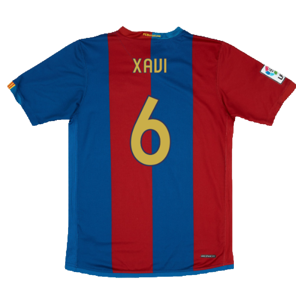 Barcelona 2006-07 Home Shirt (L) (Very Good) (Xavi 6)_1