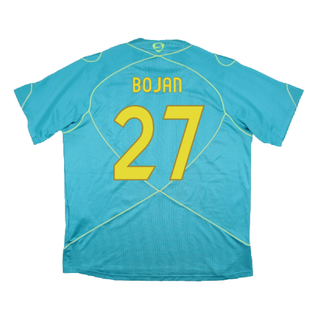 Barcelona 2007-08 Nike Training Shirt (XLB) (Good) (Bojan 27)_1