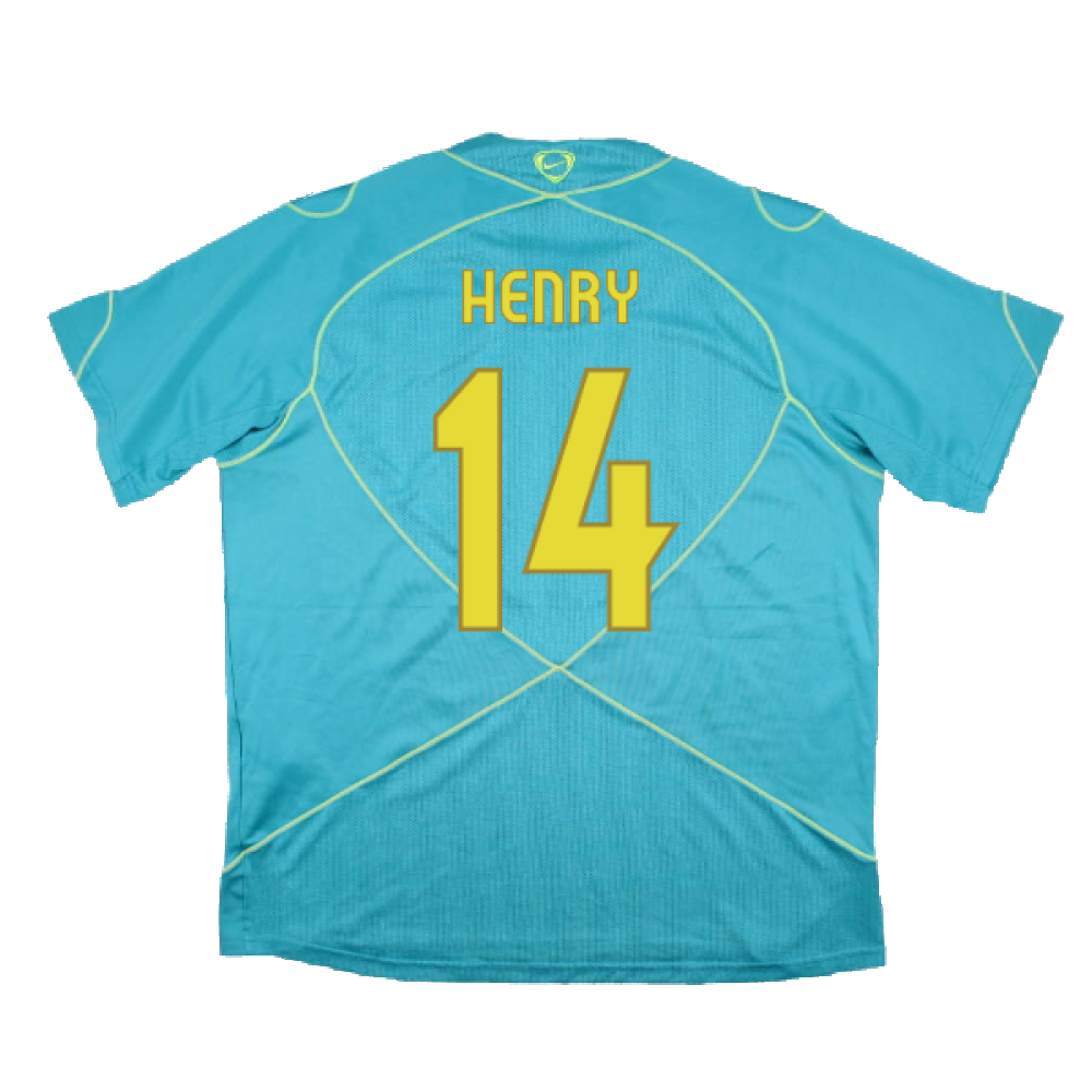 Barcelona 2007-08 Nike Training Shirt (M) (Good) (Henry 14)_1