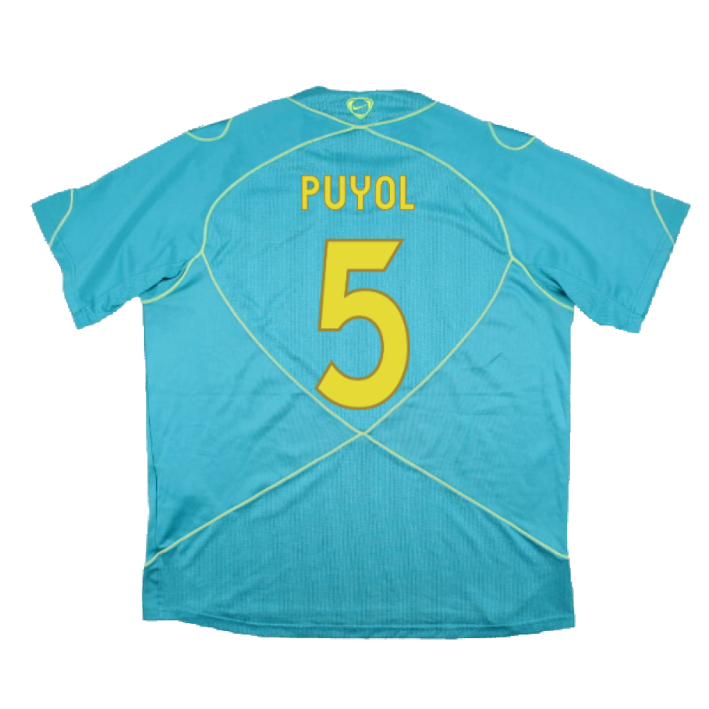 Barcelona 2007-08 Nike Training Shirt (XLB) (Good) (Puyol 5)_1