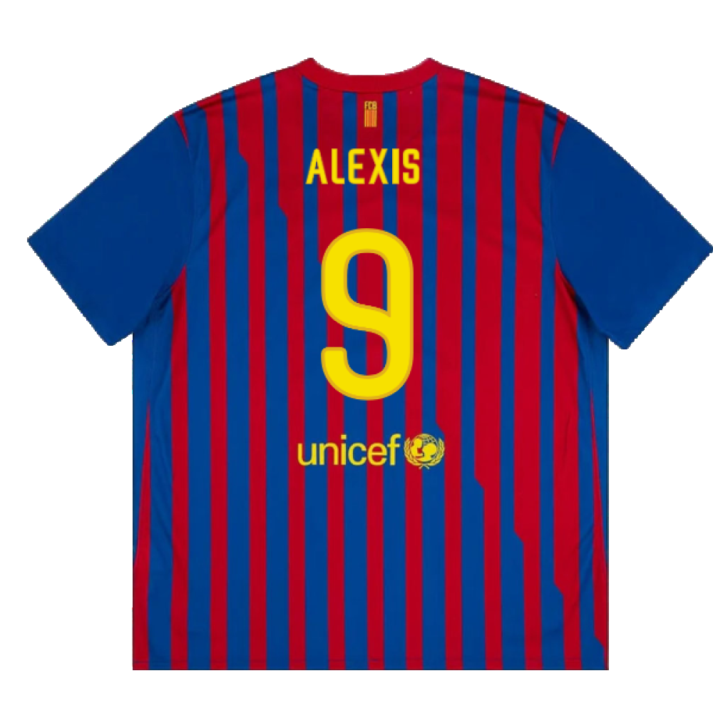 Barcelona 2011-12 Home Shirt (LB) (Good) (Alexis 9)_1