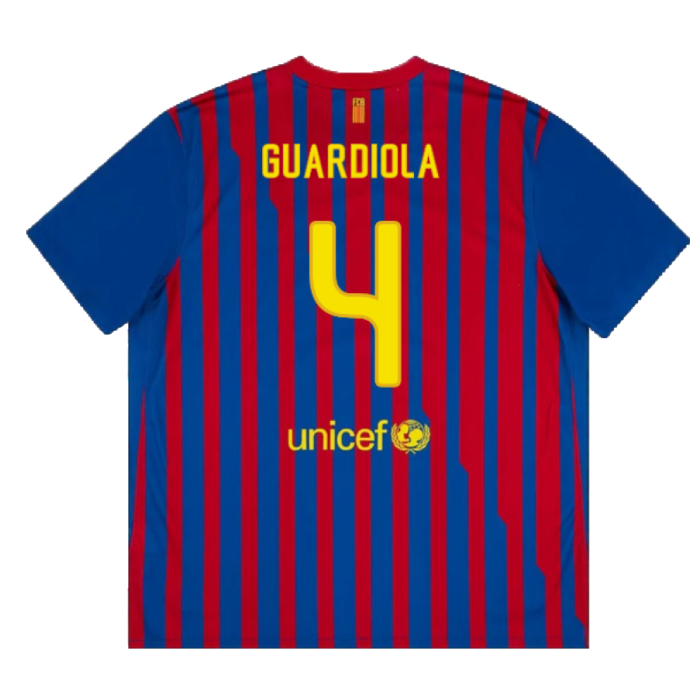 Barcelona 2011-12 Home Shirt (LB) (Good) (Guardiola 4)_1