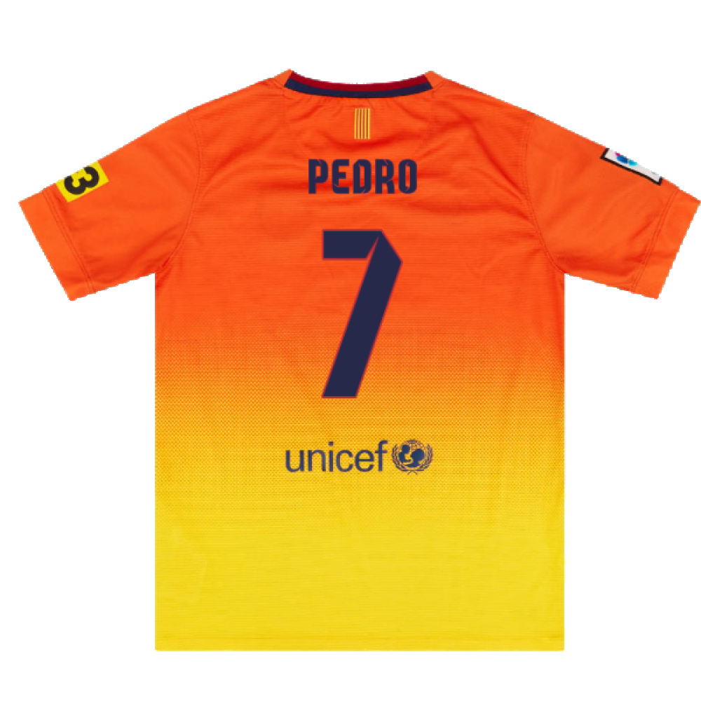 Barcelona 2012-13 Away Shirt (XL) (Very Good) (Pedro 7)_1