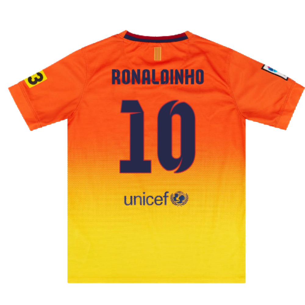 Barcelona 2012-13 Away Shirt (XL) (Very Good) (Ronaldinho 10)_1