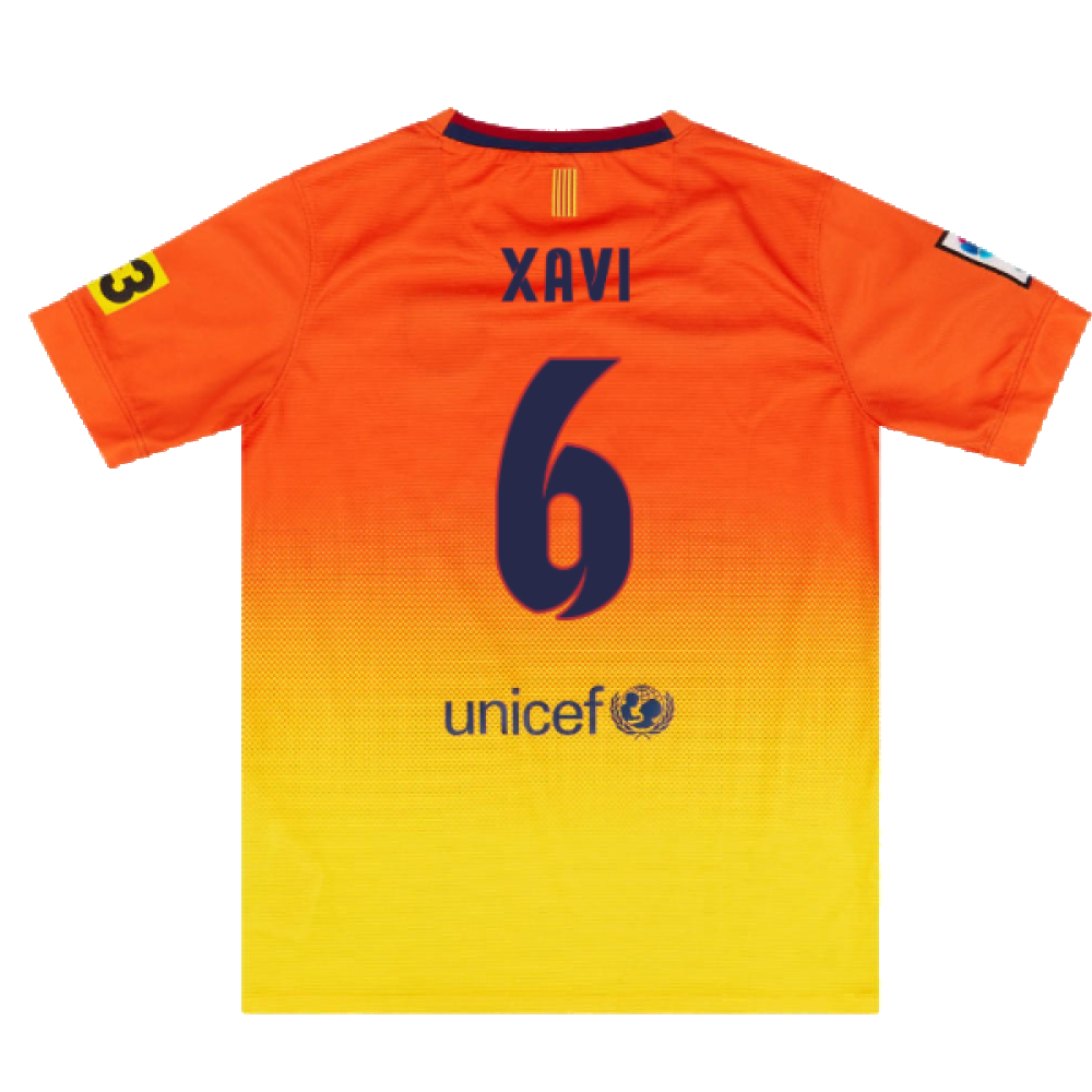 Barcelona 2012-13 Away Shirt (XL) (Very Good) (Xavi 6)_1