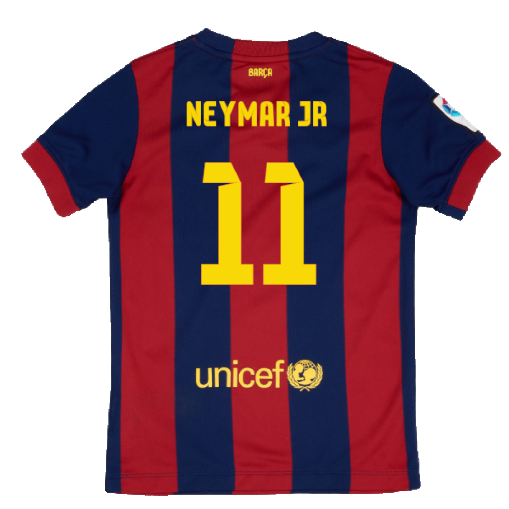 Barcelona 2014-15 home shirt (L) (Mint) (Neymar Jr 11)_1