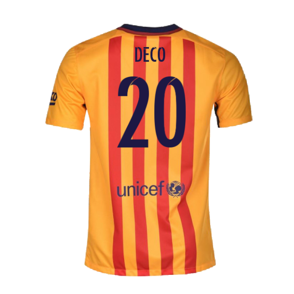 Barcelona 2015-16 Away Shirt (L) Suarez #9 (Excellent) (Deco 20)_1