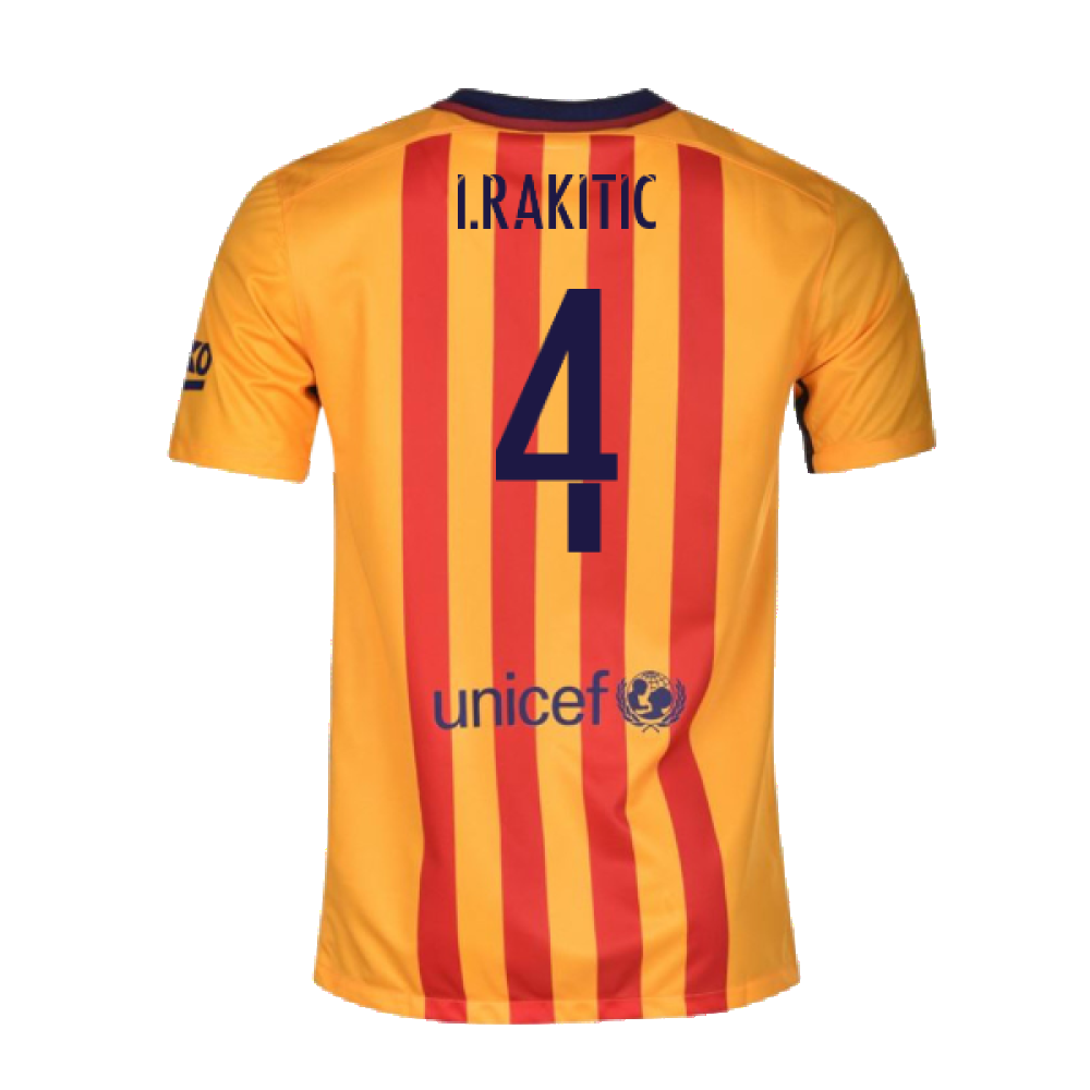 Barcelona 2015-16 Away Shirt (MB) (Mint) (I.Rakitic 4)_1