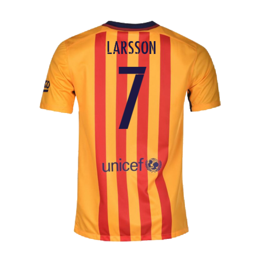 Barcelona 2015-16 Away Shirt (MB) (Mint) (Larsson 7)_1