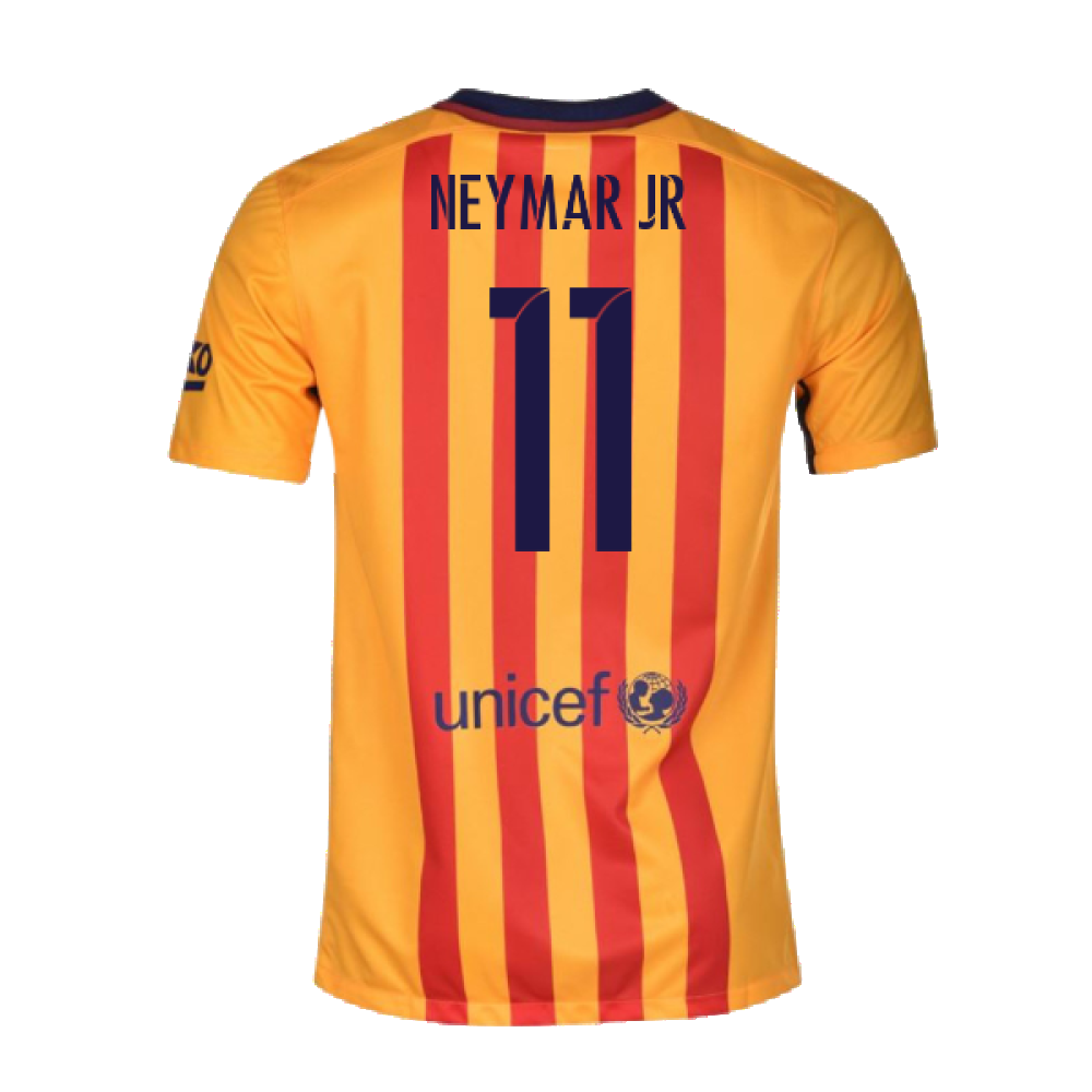 Barcelona 2015-16 Away Shirt (2XL) (Good) (Neymar JR 11)_1