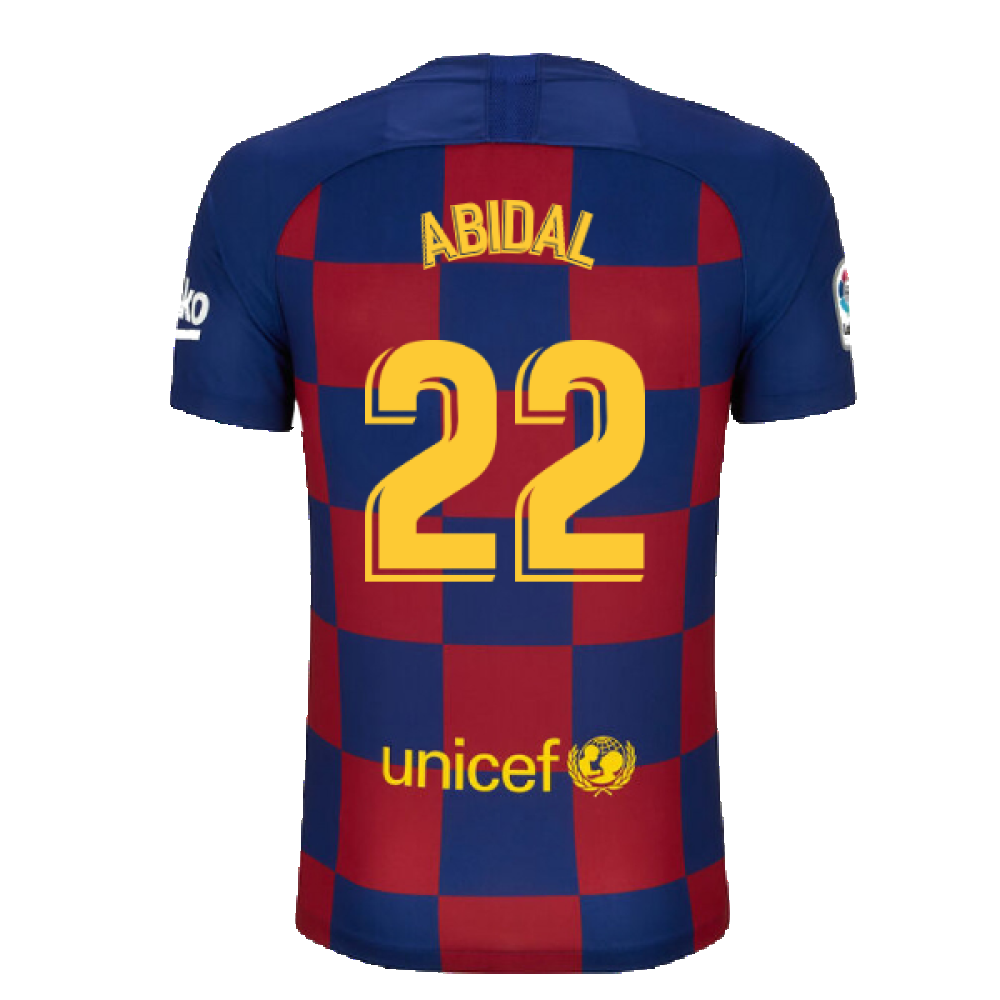 Barcelona 2019-20 Home Shirt (S) (BNWT) (ABIDAL 22)_1