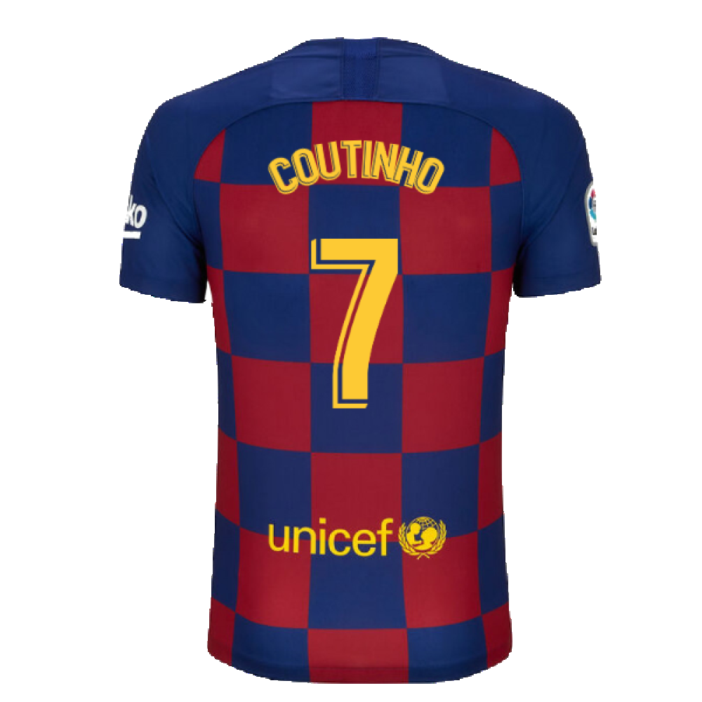 Barcelona 2019-20 Home Shirt (s) (Mint) (COUTINHO 7)_1