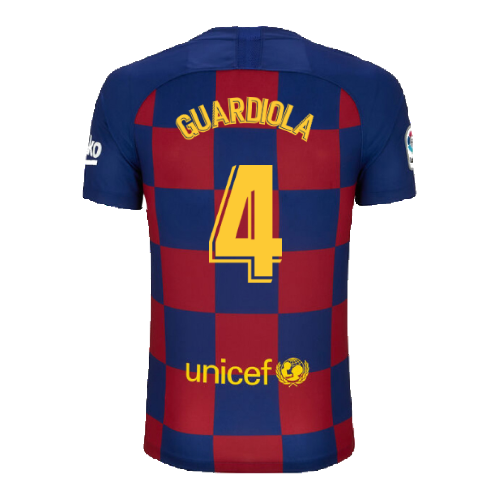 Barcelona 2019-20 Home Shirt (s) (Mint) (GUARDIOLA 4)_1