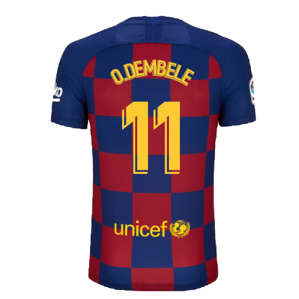 Barcelona 2019-20 Home Shirt (S) (BNWT) (O.DEMBELE 11)_1