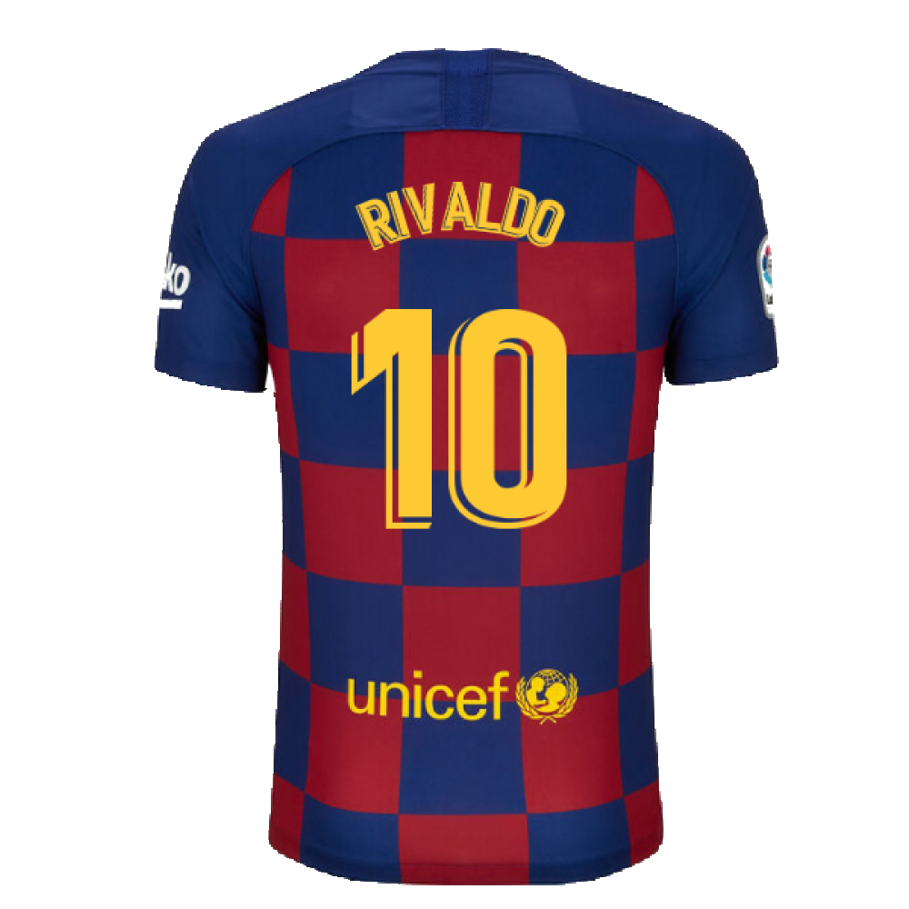 Barcelona 2019-20 Home Shirt (s) (Mint) (RIVALDO 10)_1