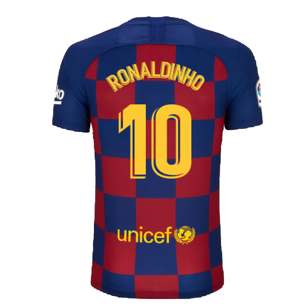 Barcelona 2019-20 Home Shirt (S) (BNWT) (RONALDINHO 10)_1