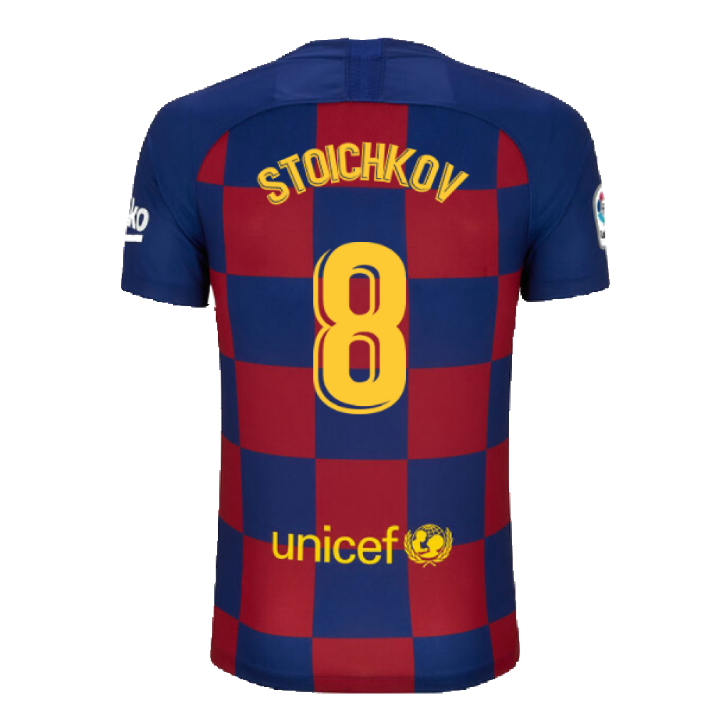 Barcelona 2019-20 Home Shirt (s) (Mint) (STOICHKOV 8)_1