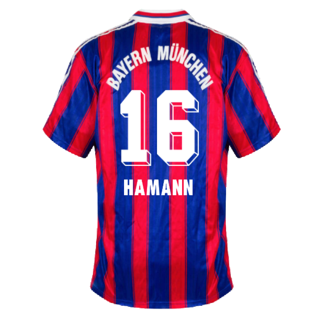 Bayern Munich 1995-97 Home Shirt (Very Good) (Hamann 16)_1