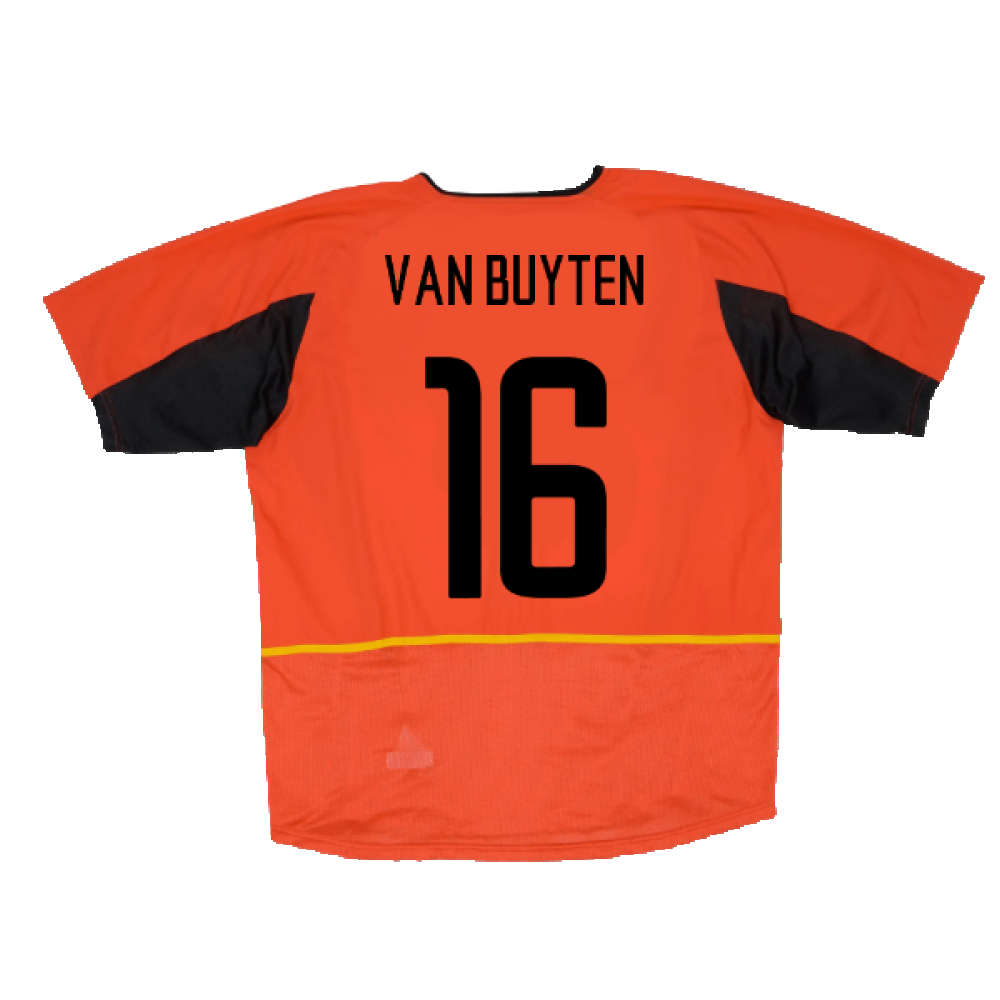 Belgium 2002-04 Home Shirt (Excellent) (Van Buyten 16)_1