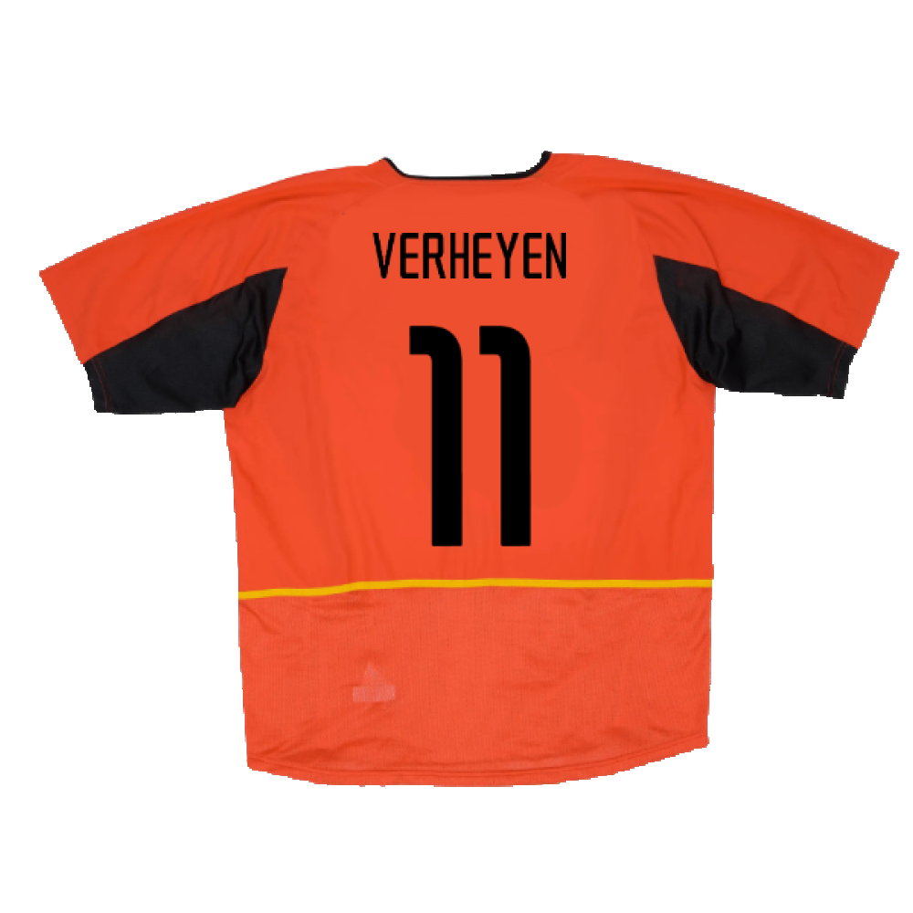 Belgium 2002-04 Home Shirt (Excellent) (Verheyen 11)_1