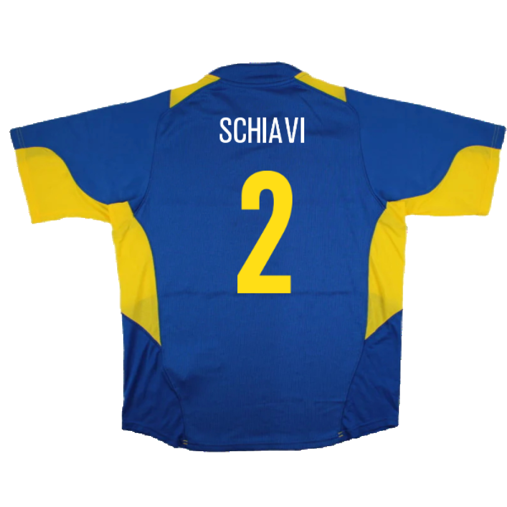 Boca Juniors 2005-06 Home Shirt (L) (Excellent) (Schiavi 2)_1