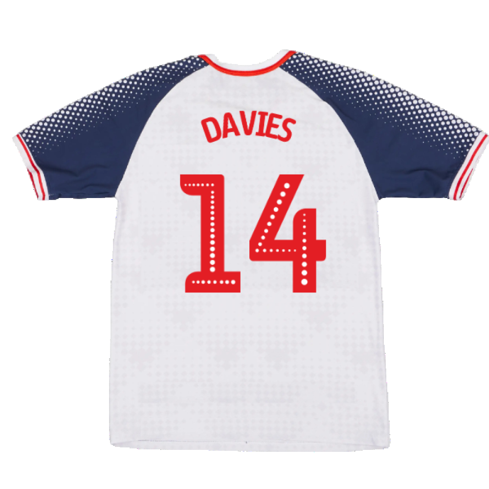 Bolton Wanderers 2019-20 Home Shirt (Sponsorless) (M) (Mint) (Davies 14)_1