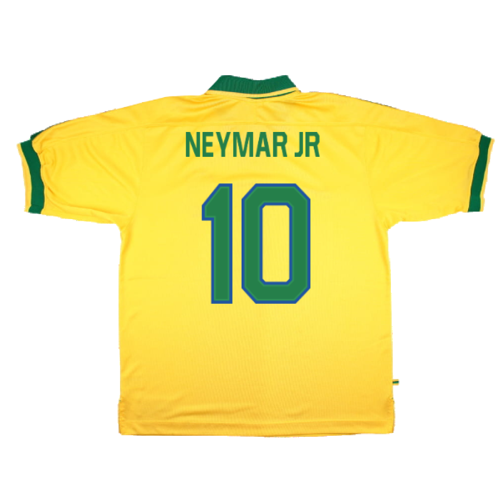 Brazil 1997-98 Home Shirt (XL) (Very Good) (NEYMAR JR 10)_1