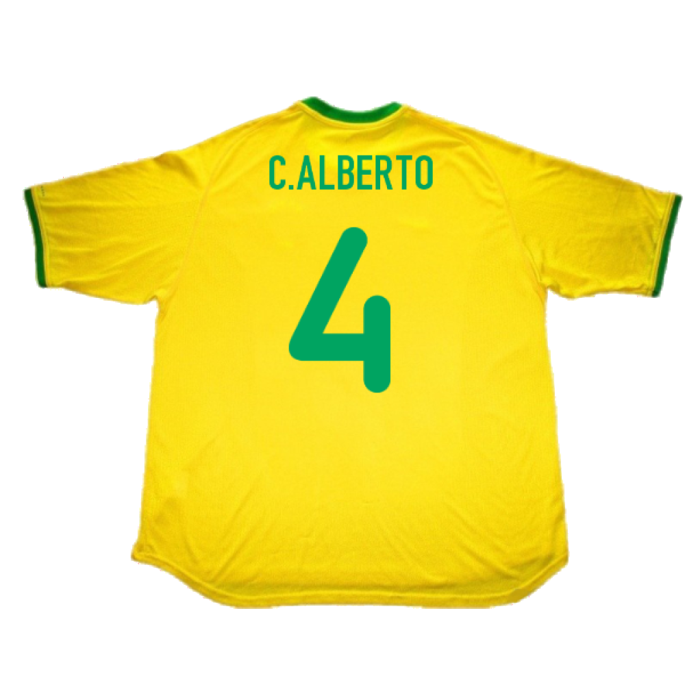 Brazil 2000-02 Home Shirt (L) (Excellent) (C.Alberto 4)_1