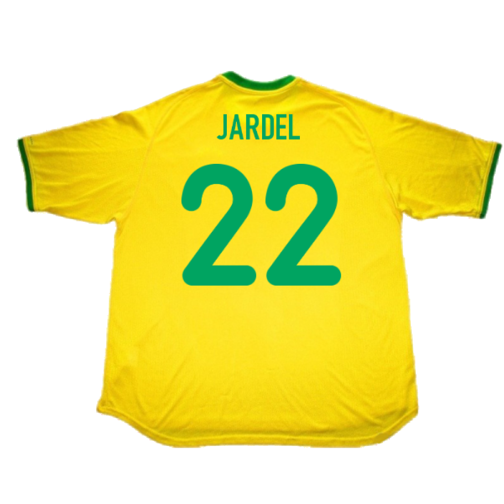 Brazil 2000-02 Home Shirt (L) (Very Good) (Jardel 22)_1