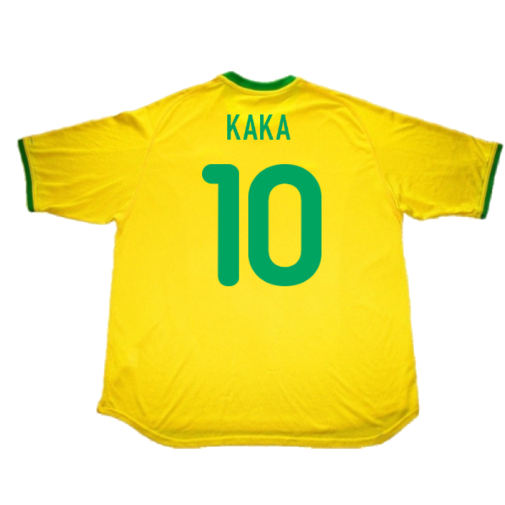 Brazil 2000-02 home (XL) (Excellent) (Kaka 10)_1