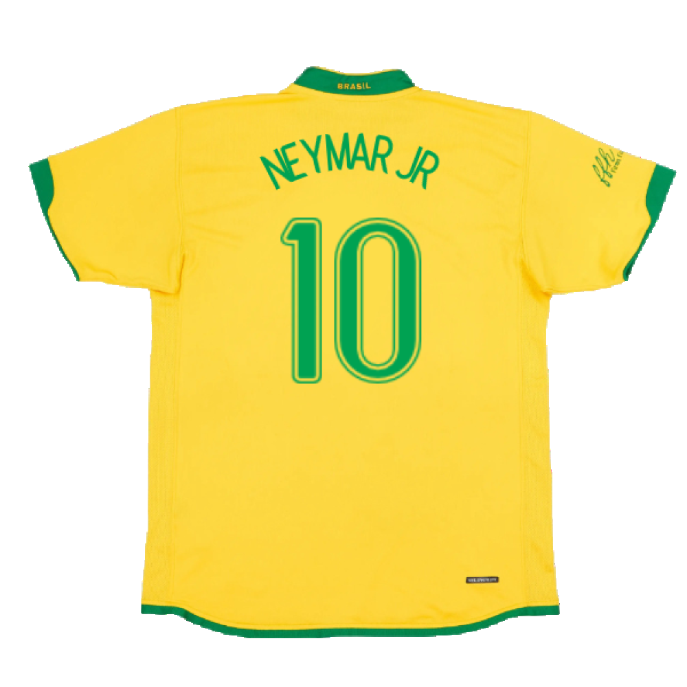 Brazil 2006-2008 Home Shirt (XXL) (Good) (NEYMAR JR 10)_1