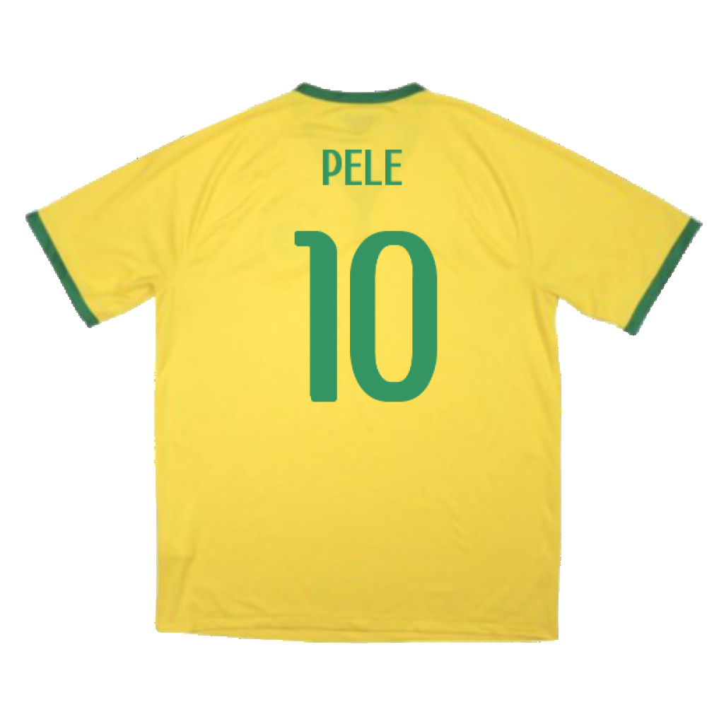 Brazil 2014-15 Home Shirt (Excellent) (Pele 10)_1