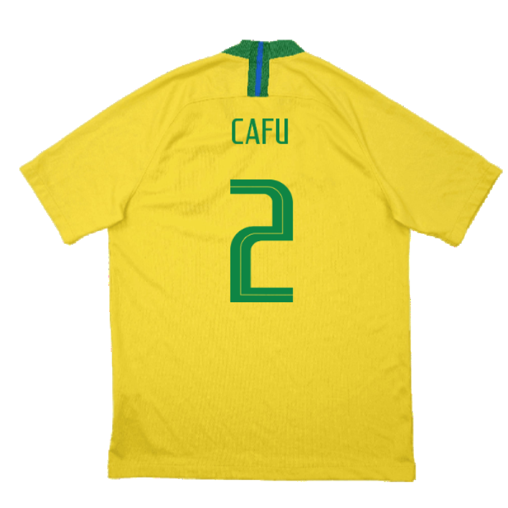 Brazil 2018-19 Home Shirt (M) (Excellent) (Cafu 2)_1