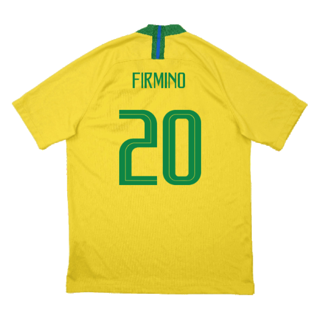 Brazil 2018-19 Home Shirt (Excellent) (Firmino 20)_1