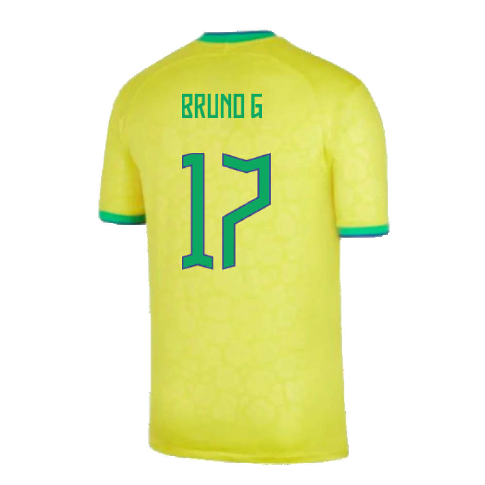 Brazil 2022-23 Home Shirt (Baby) (3-6 months) (Excellent) (Bruno G 17)_1