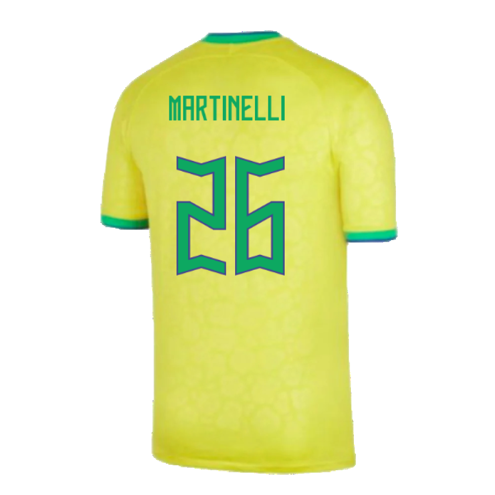 Brazil 2022-23 Home Shirt (Baby) (3-6 months) (Excellent) (Martinelli 26)_1