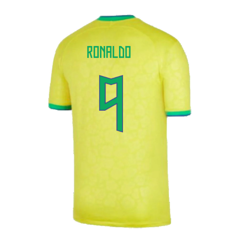 Brazil 2022-23 Home Shirt (Baby) (3-6 months) (Excellent) (Ronaldo 9)_1