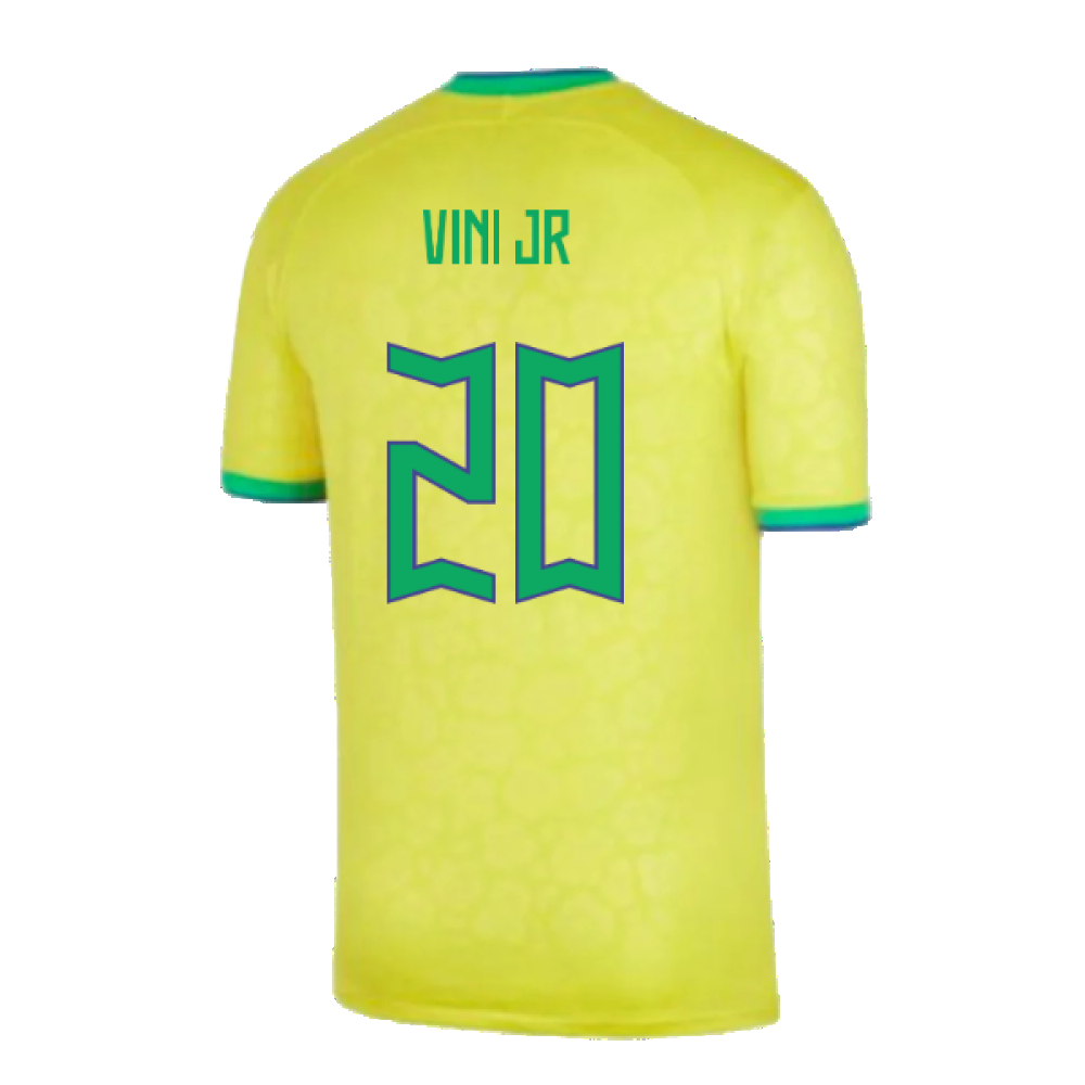 Brazil 2022-23 Home Shirt (Baby) (3-6 months) (Excellent) (Vini JR 20)_1