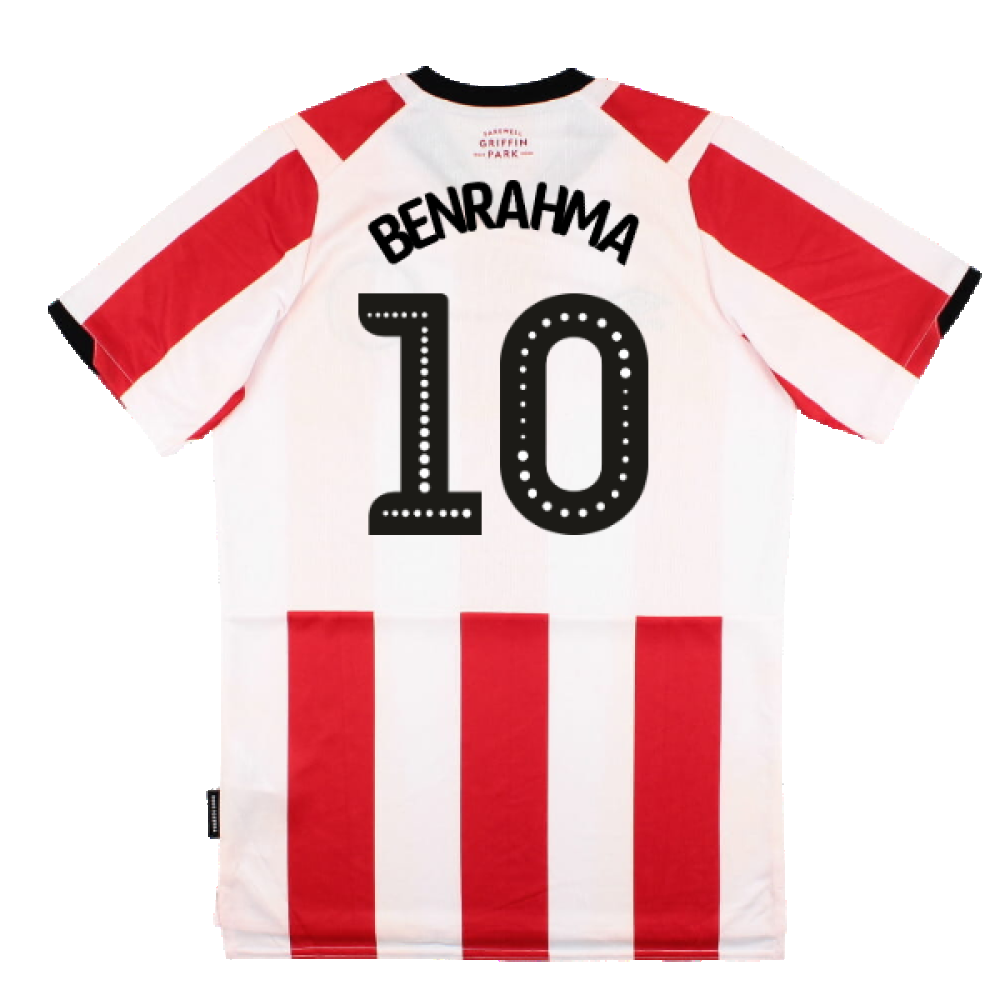 Brentford 2019-20 Home Shirt (Sponsorless) (S) (Mint) (Benrahma 10)_1