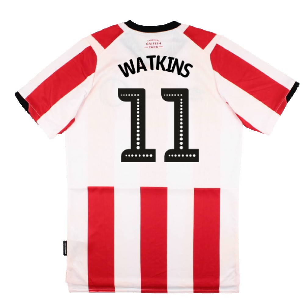 Brentford 2019-20 Home Shirt (Sponsorless) (S) (Mint) (Watkins 11)_1