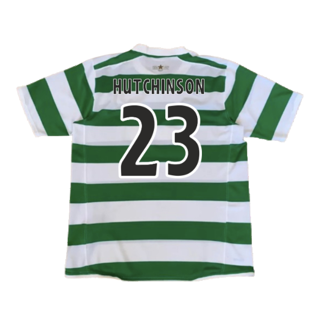 Celtic 2007-08 Home Shirt (M) (Good) (Hutchinson 23)_1